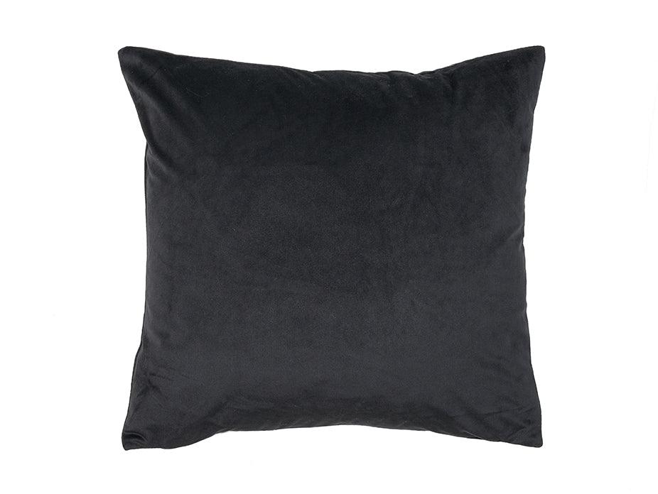 Black velvet cushion covers best sale