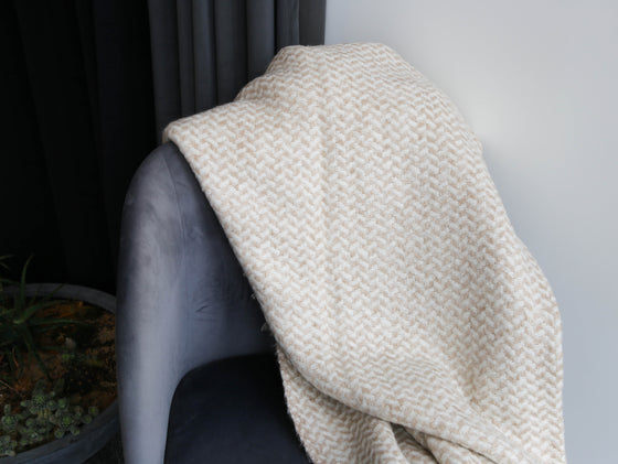 Brunswick Throw - Beige