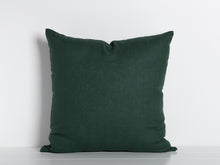  Maia Linen Filled Cushion - Emerald