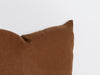 Maia Linen Filled Cushion - Nutmeg