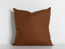  Maia Linen Filled Cushion - Nutmeg