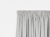 Nevis Blockout Pencil Pleat Curtains - Silver