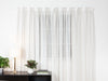 Raglan Stripe Sheer Curtains - Linen