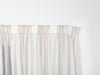 Raglan Stripe Sheer Curtains - Linen