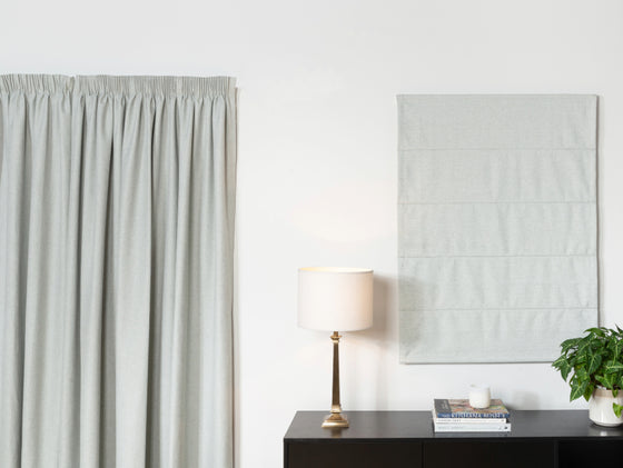 Omaha Ready Made Roman Blind - Mist