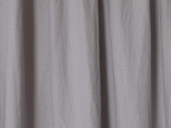 Linen Lined Silver Pencil Pleat Curtains - Harvey Furnishings