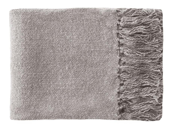 Serenade Stone Grey Throw - Harvey Furnishings