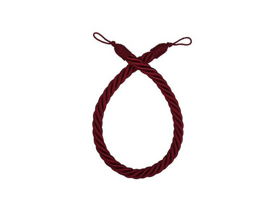 Congo Curtain Tieback Aubergine